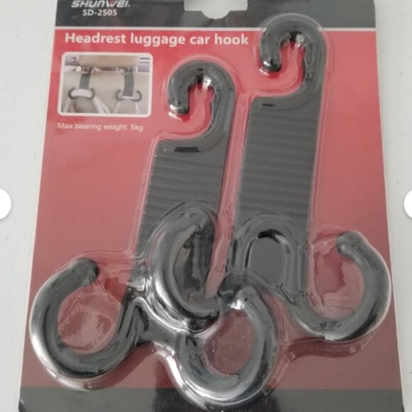 2pc. Car Hook/ Bag Hanger/Purse Hook/Car Organizer/Headrest Hook/Car Bling - Picture 5 of 5